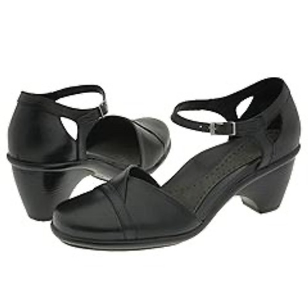 Dansko Black Roxy Mary Jane EU 41 Leather Closed Toe‎ Heels Comfort - 10.5/11
